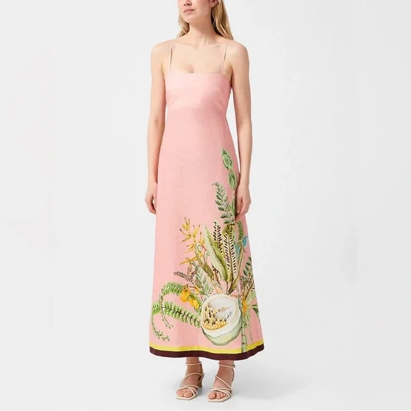 Alemais Papaya Sundress - Picture 2 of 5